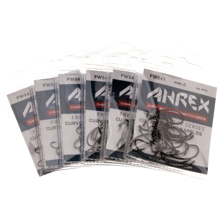 Ahrex Fw541 Curved Nymph Barbless #10 Trout Fly Tying Hooks